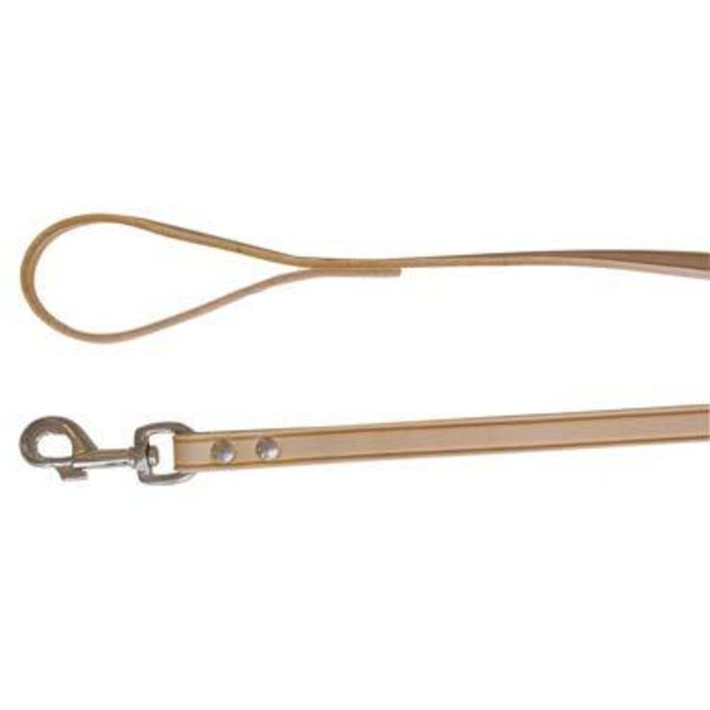 foto del prodotto guinzaglio cuoio naturale cm 110