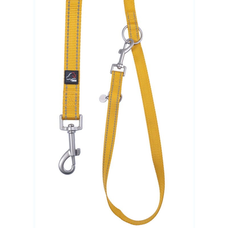 foto del prodotto guinzaglio da addestramento in nylon modello anam cara per cani m, giallo oro 4304