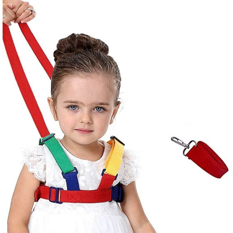 foto del prodotto guinzaglio di sicurezza anti smarrimento, 2 in 1 imbracatura per bambini e neonati