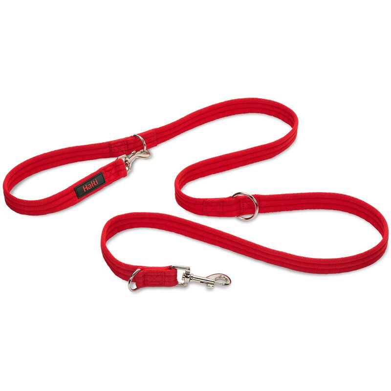 foto del prodotto guinzaglio doppio halti guinzaglio multifunzionale per addestrare e camminare con il cane. leggero e imbottito in neoprene adatto per cuccioli