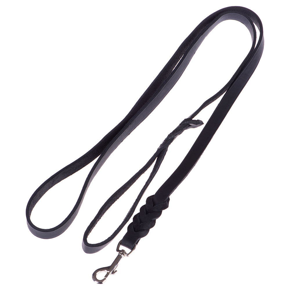 foto del prodotto guinzaglio heim treccia black l 2 m x h 1,8 cm