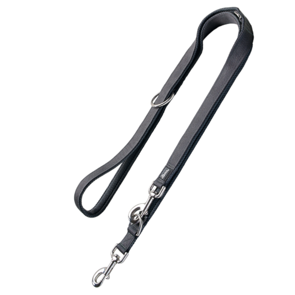 foto del prodotto guinzaglio hunter divo maldon grigio l 1,90 m x h 1,5 cm