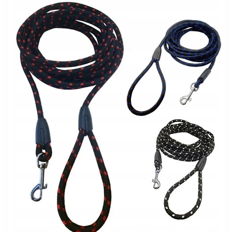 foto del prodotto guinzaglio lungo per cani da addestramento 10m riflettente resistente 50kg solido