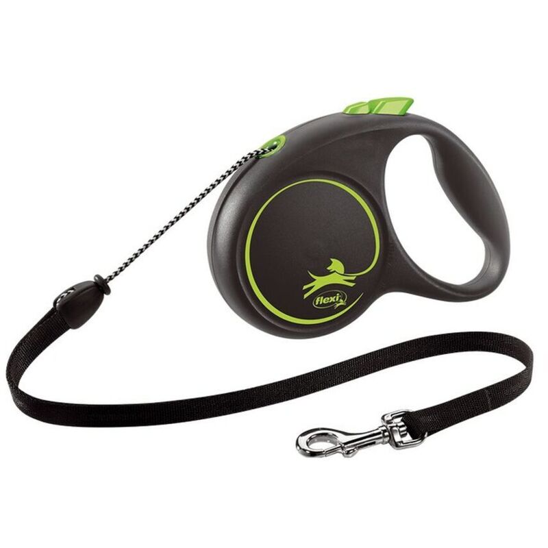 foto del prodotto guinzaglio per cani flexi design verde taglia xs 3 m 