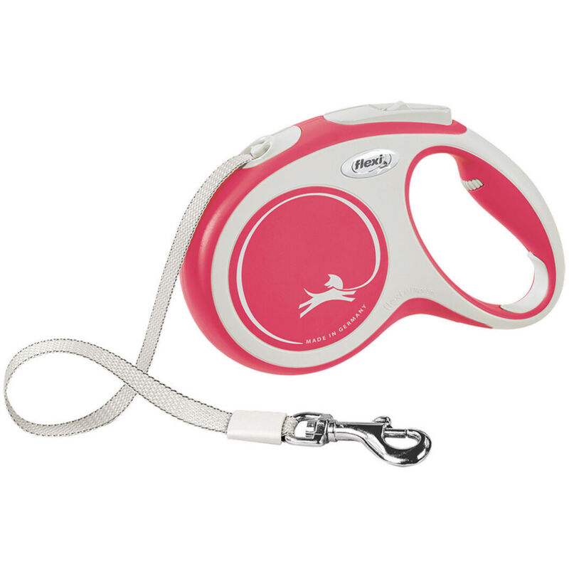 foto del prodotto guinzaglio per cani flexi new comfort 5 m rosso taglia s