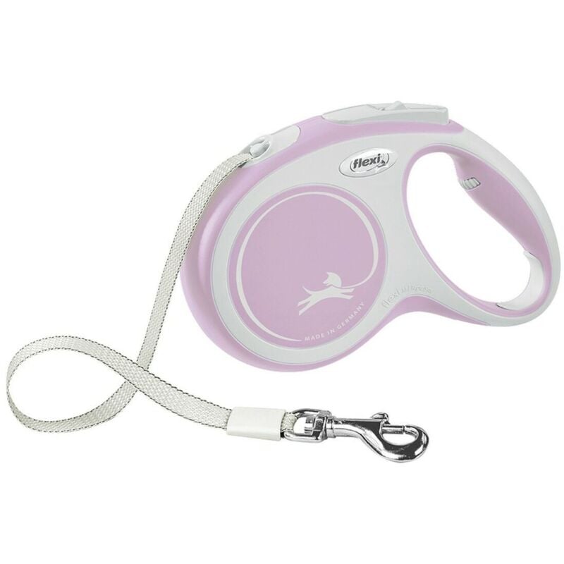 foto del prodotto guinzaglio per cani flexi new comfort rosa taglia m