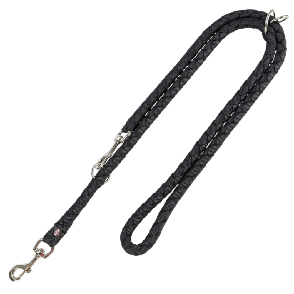 foto del prodotto guinzaglio trixie cavo addestramento nero l 2 m x 1,2 cm