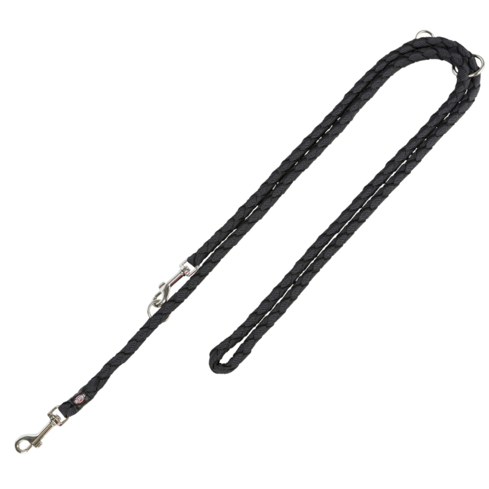 foto del prodotto guinzaglio trixie cavo addestramento nero l 2 m x 1,8 cm