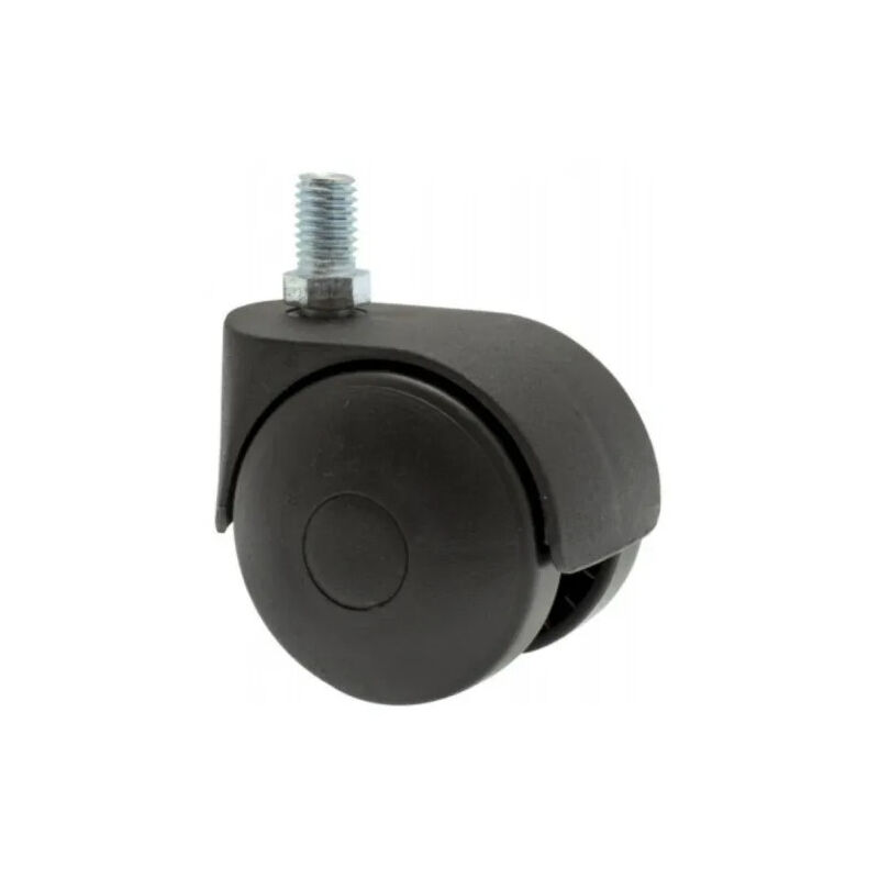 foto del prodotto guitel ruota twiny d. 50 mm con mandrino filettato m10x15 mm, altezza 62 mm