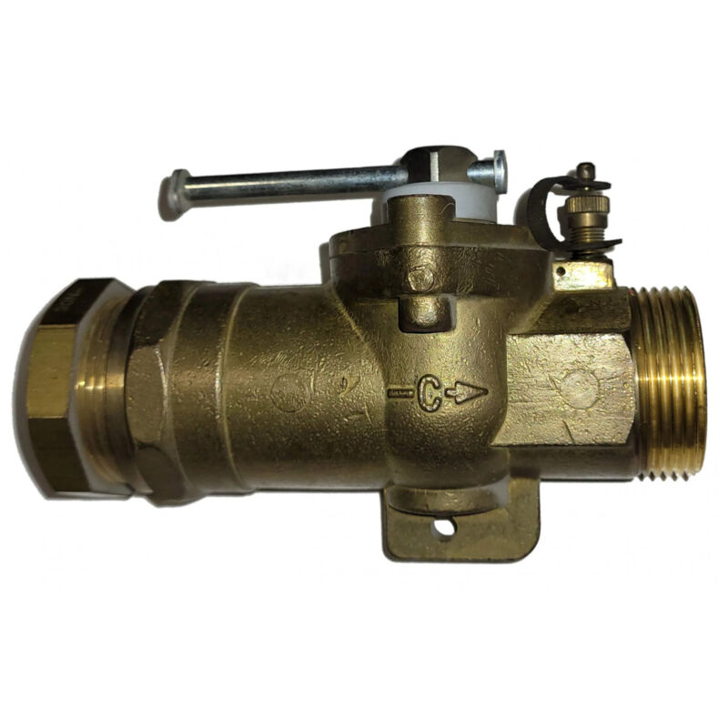 foto del prodotto gurtner valvola di giunzione sferico conica tipo e, gas con base pe 32 m33x42