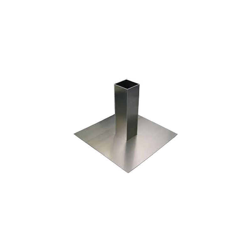 foto del prodotto gus gew sser umwelt schutz fdf piedino piatto in alluminio per uso a tenuta di vapore, dimensioni sezione 192 x 192 cm sezione trasversale