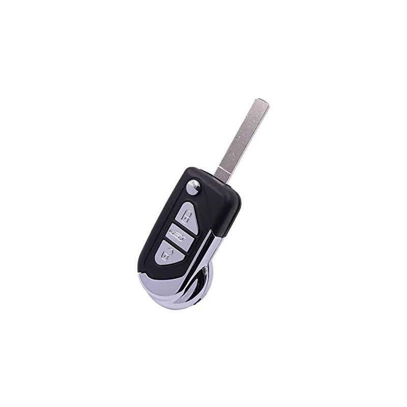 foto del prodotto guscio chiave per citroen ds3 ds4 3 pulsanti telecomando a membrana con lama phonillico 