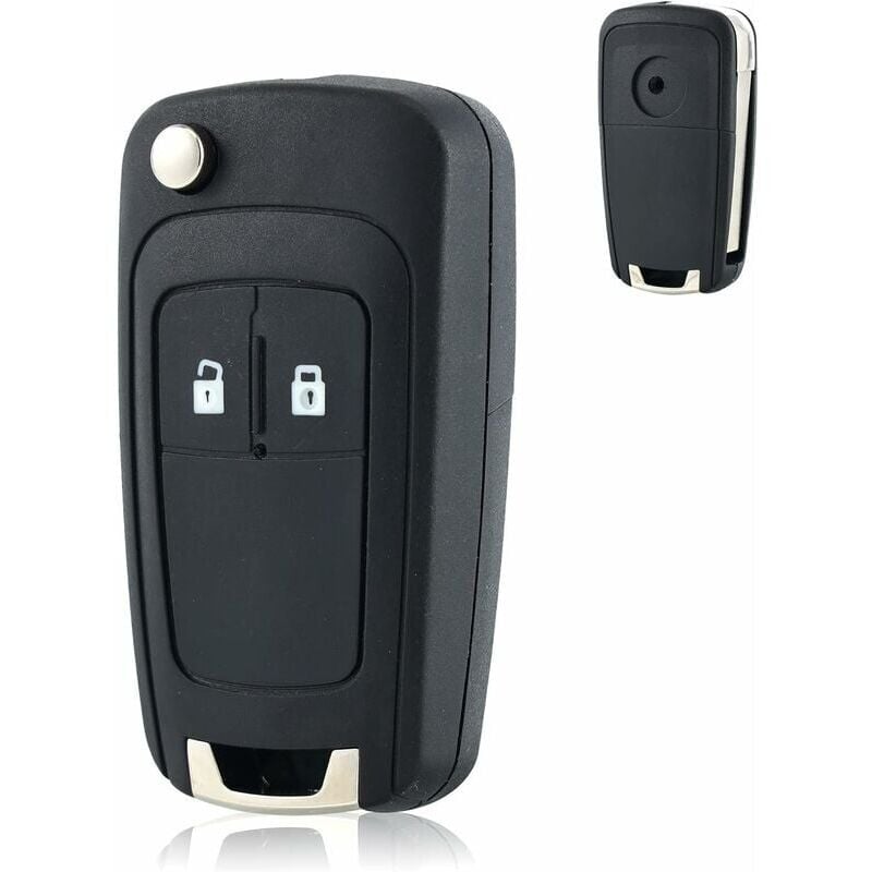 foto del prodotto guscio per chiave telecomando a 2 pulsanti compatibile con opel astra insignia meriva zafira mokka orlando aveo