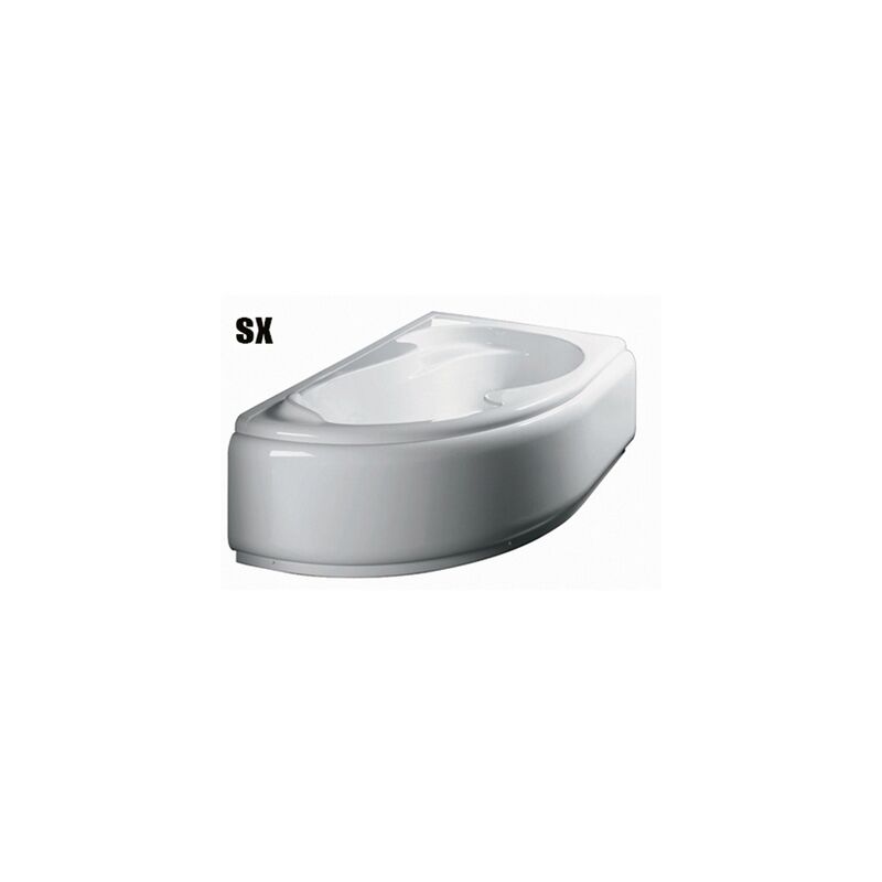 foto del prodotto guscio vasca angolare mod. grazia con pannello cm 150x100 sinistra