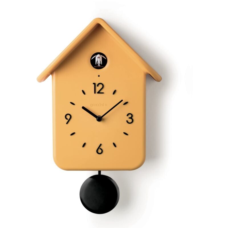 foto del prodotto guzzini orologio qq home, ocra, 24.8 x 12 x h39 cm
