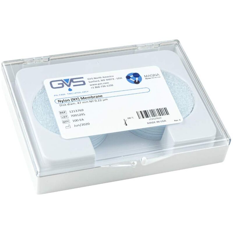 foto del prodotto gvs filter technology, disco filtrante, membrana, 0.22 m, 47mm, 100 pz