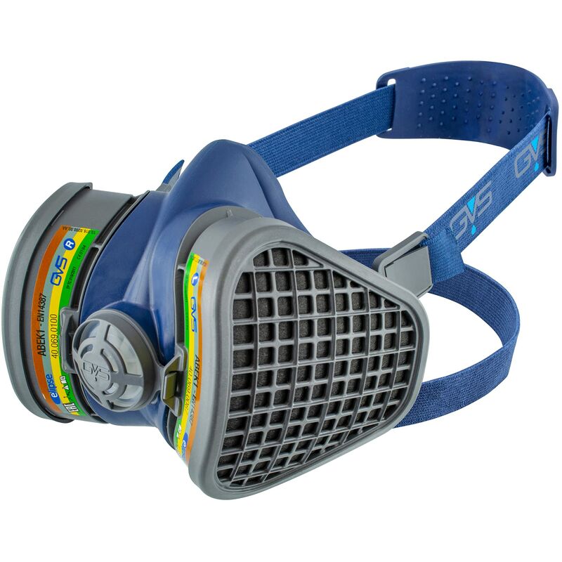 foto del prodotto gvs spr487 maschera elipse con filtri sostituibili abek1 per molteplici gas e vapori, s m