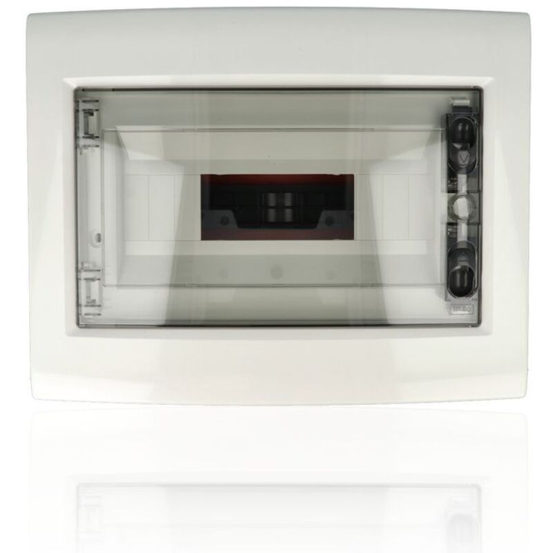 foto del prodotto gw-40605 centralino con porta trasparente fum da incasso 12m ip40 - gewiss