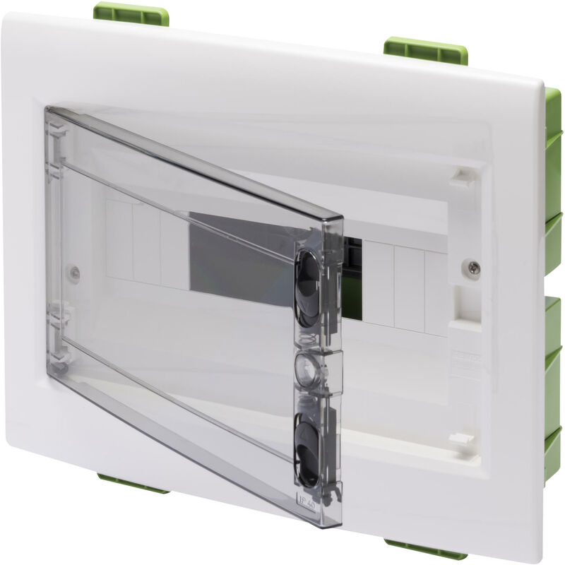 foto del prodotto gw-40605pm centralino per cartongesso con porta trasparente fum 12m ip40 - gewiss