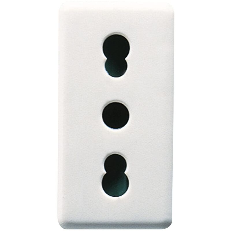 foto del prodotto gw20203dy gw20203dy system presa frutto, 2p t, 10 16a bivalente, bianco gewiss