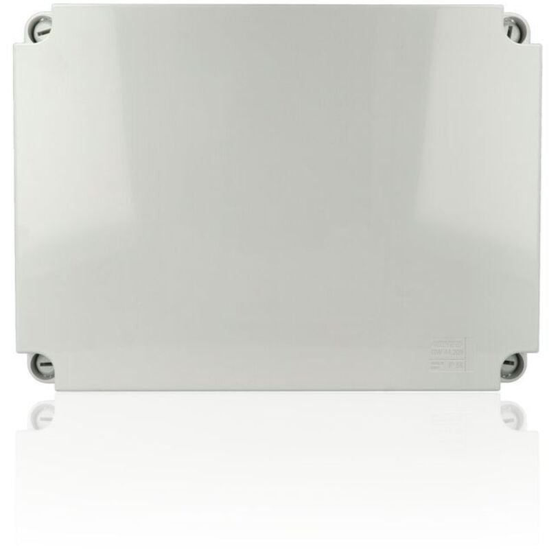 foto del prodotto gw44209 - scatola di derivazione con coperchio a vite - ip56 - dim. int. 300x220x120 - pareti lisce - grigio - gewiss
