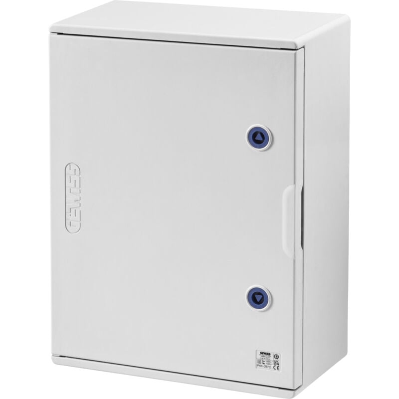 foto del prodotto gw46002f quadro qp in poliestere con porta cieca con serratura 310x425x160mm, ip66 gewiss
