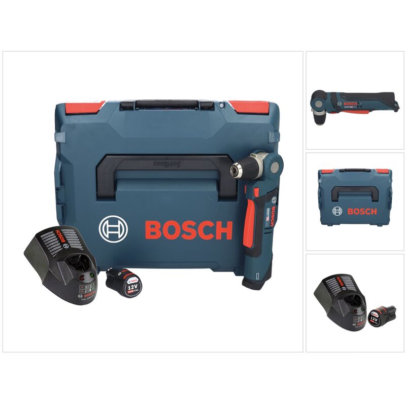 foto del prodotto gwb 12v 10 trapano angolare a batteria 12 v 11 nm 1x batteria 3,0 ah caricabatterie l boxx bosch professional
