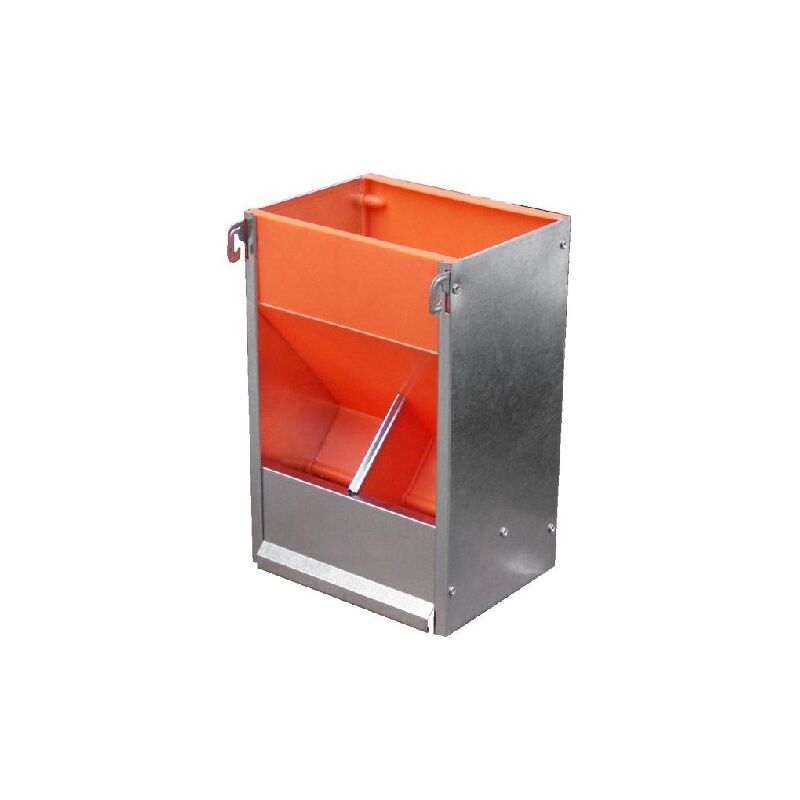 foto del prodotto gyc comedero per conigli, modello a 2 bocca mista, capacit di 2,3 kg, 14,5 cm x 18,5 cm x 27,5 cm h, rif 10501050