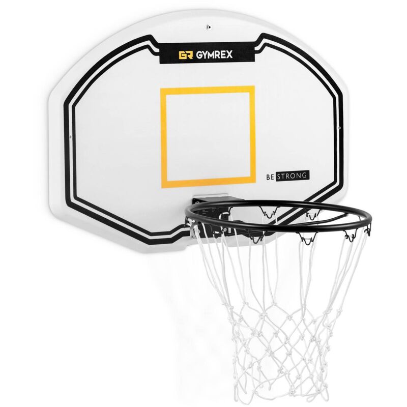 foto del prodotto gymrex canestro basket da muro con tabellone resistente all acqua 91x61 cm 42,5 cm