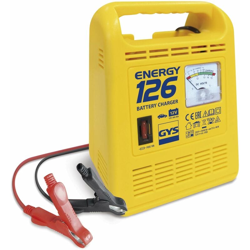 foto del prodotto gys chargeur energy 126 traditionnel 12v multi taglia unica, 023222