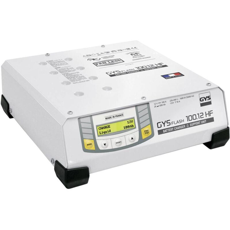 foto del prodotto gys gysflash 100.12 hf 029415 caricatore automatico 12 v 100 a