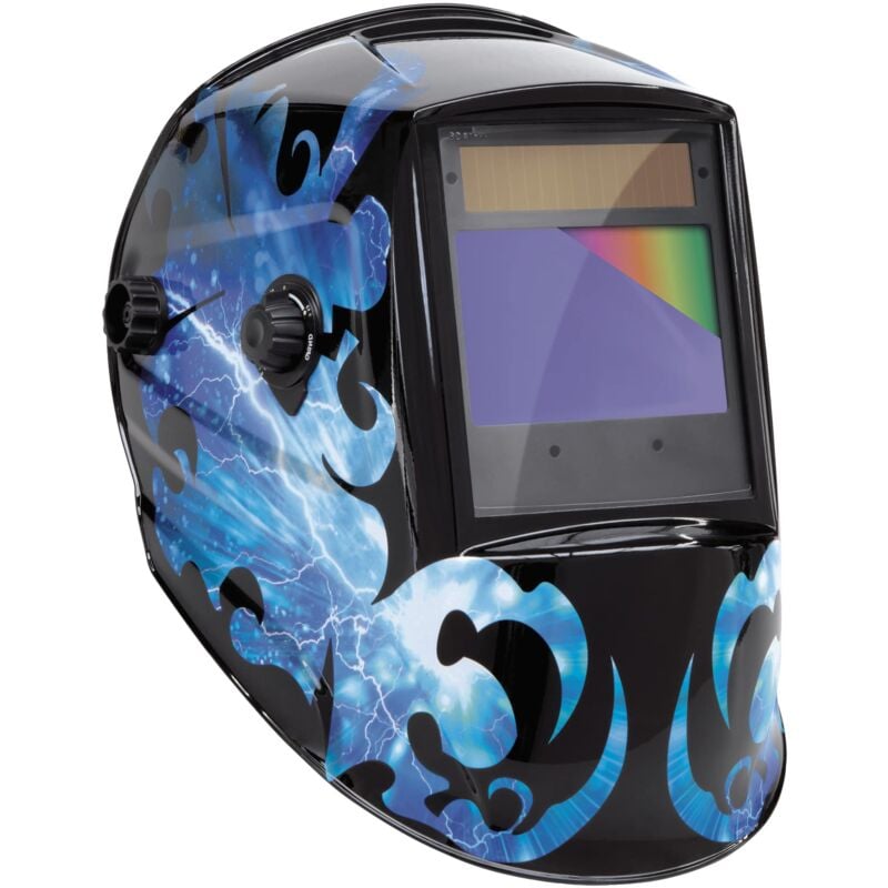 foto del prodotto gys maschera di saldatura zeus lcd, tecnologia true color shade 5 9 9 13, colore cosmic, 044104