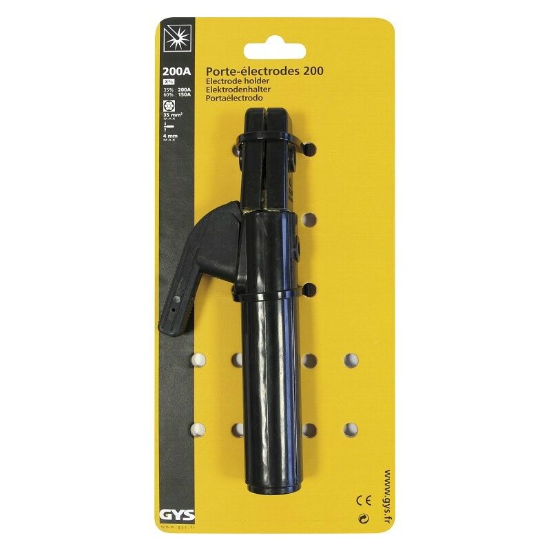 foto del prodotto gys shark x200.35 portaelettrodi 200a 35mm 043602