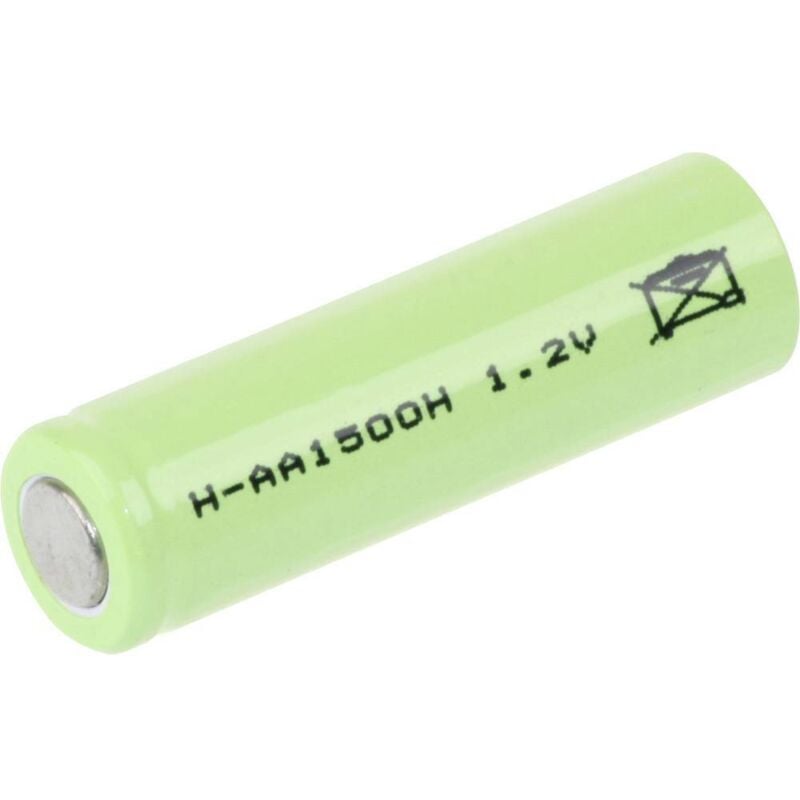 foto del prodotto h-aa1500ht batteria ricaricabile stilo aa nimh 1500 mah 1.2 v 1 pz. - mexcel