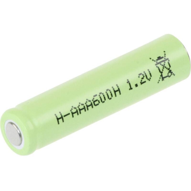 foto del prodotto h-aaa600h batteria ricaricabile ministilo aaa nimh 600 mah 1.2 v 1 pz. - mexcel