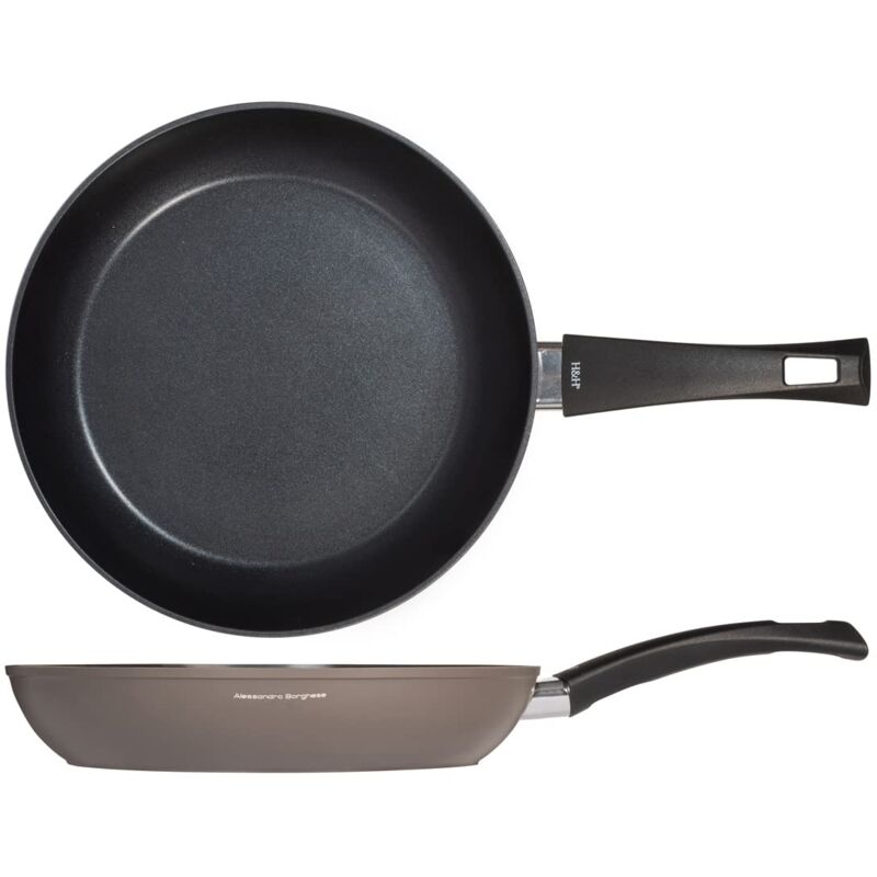 foto del prodotto h h 7800628 padella antiaderente cookplus borghese, 28 cm