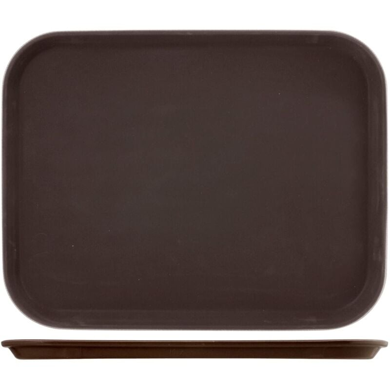 foto del prodotto h h vassoio antiscivolo in plastica rettangolare 45x35