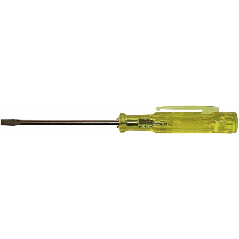 foto del prodotto h h werkzeug 960 5 x 960 cacciavite a lama per radio, 3,0 x 60 mm, made in germany, 120 mm, colore giallo