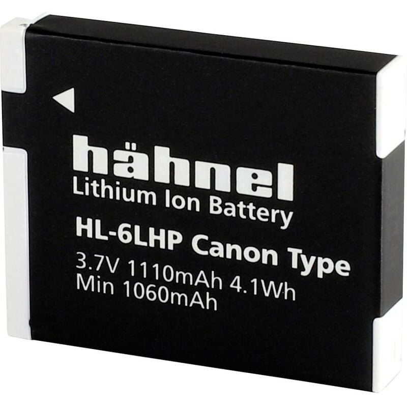 foto del prodotto h hnel fototechnik hl 6lhp batteria ricaricabile fotocamera sostituisce la batteria originale camera nb 6l, nb 6lh 3.