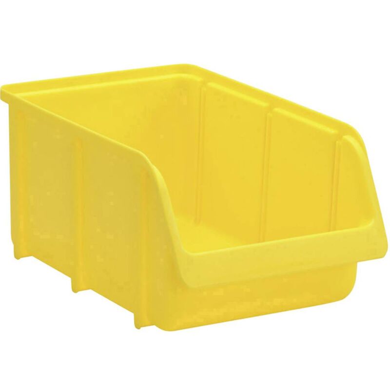 foto del prodotto h nersdorff 674200 cassetta impilabile da magazzino l x a x p 207 x 155 x 332 mm giallo 1 pz.