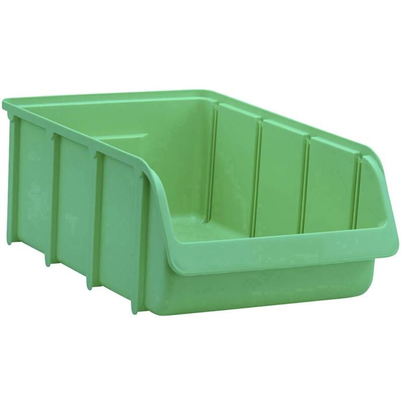 foto del prodotto h nersdorff 675400 cassetta impilabile da magazzino l x a x p 495 x 315 x 185 mm verde 1 pz.