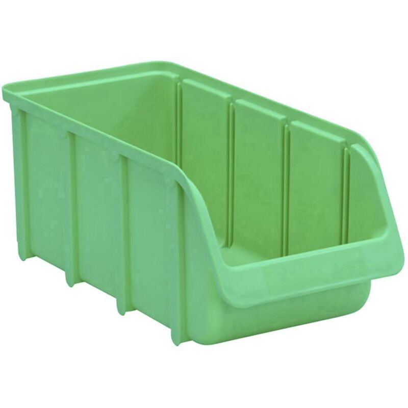 foto del prodotto h nersdorff 683400 cassetta impilabile da magazzino l x a x p 315 x 145 x 125 mm verde 1 pz.