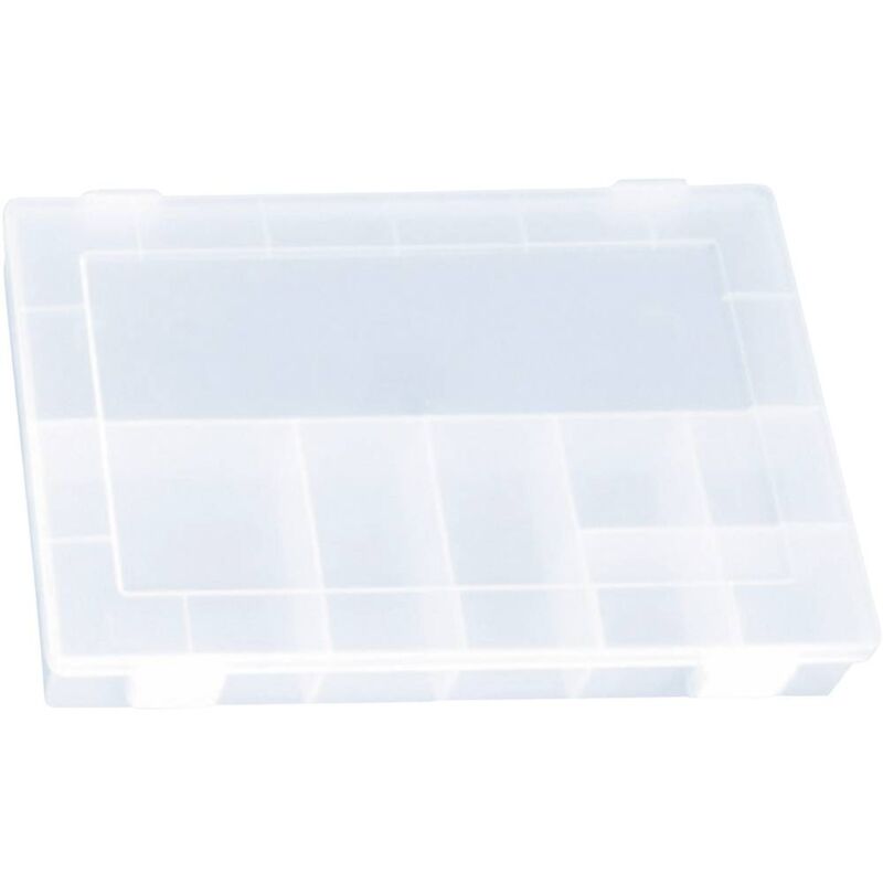 foto del prodotto h nersdorff scatola minuteria l x l x a 335 x 225 x 55 mm scomparti 8 suddivisione fissa contenuto 1 pz.