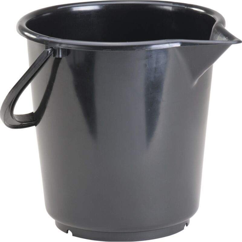 foto del prodotto h nersdorff secchio 10,5l polietilene alta densit manico in plastica nera d.286mm h.283mm