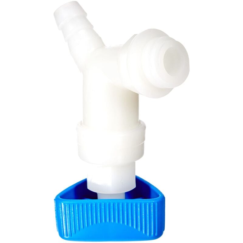 foto del prodotto h nersdorff valvola angolare per taniche con filettatura larga 22 mm attacco per beccuccio 13 mm o 1 2 , resistente agli acidi, alcali