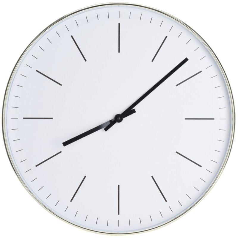 foto del prodotto h s collection orologio a parete minimal per cameretta e cucina idea regalo 50 cm nero
