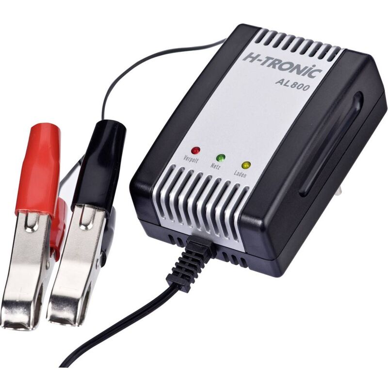 foto del prodotto h tronic caricatore per batterie al piombo al800 6 v, 12 v corrente di carica max. 0.8 a
