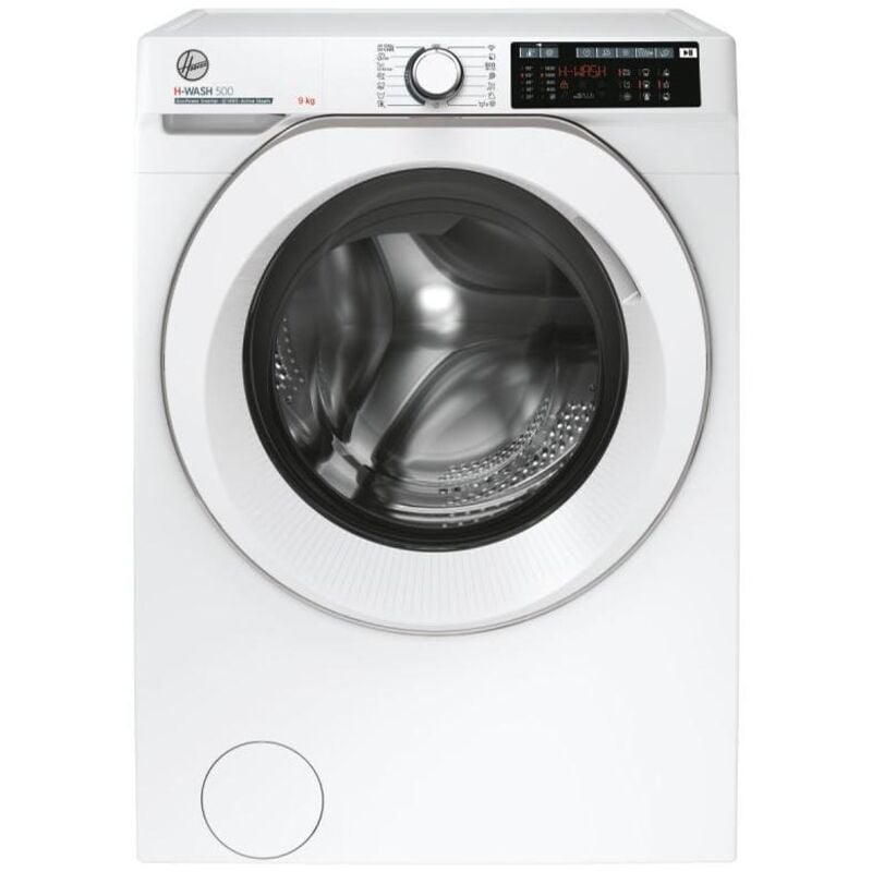 foto del prodotto h wash 500 hw 49amc 1 s. tipo di carica caricamento frontale. capacit cestello 9 kg, classe di efficienza della centrifuga b, silenziosit 