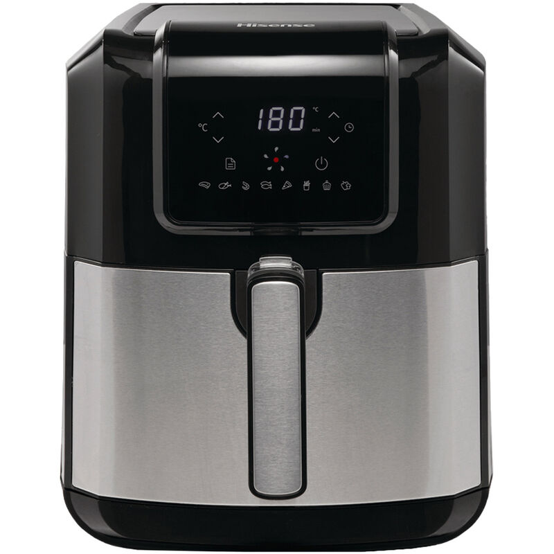 foto del prodotto h06afbs1s3 friggitrice singolo 5 l 1700 w friggitrice ad aria calda nero hisense