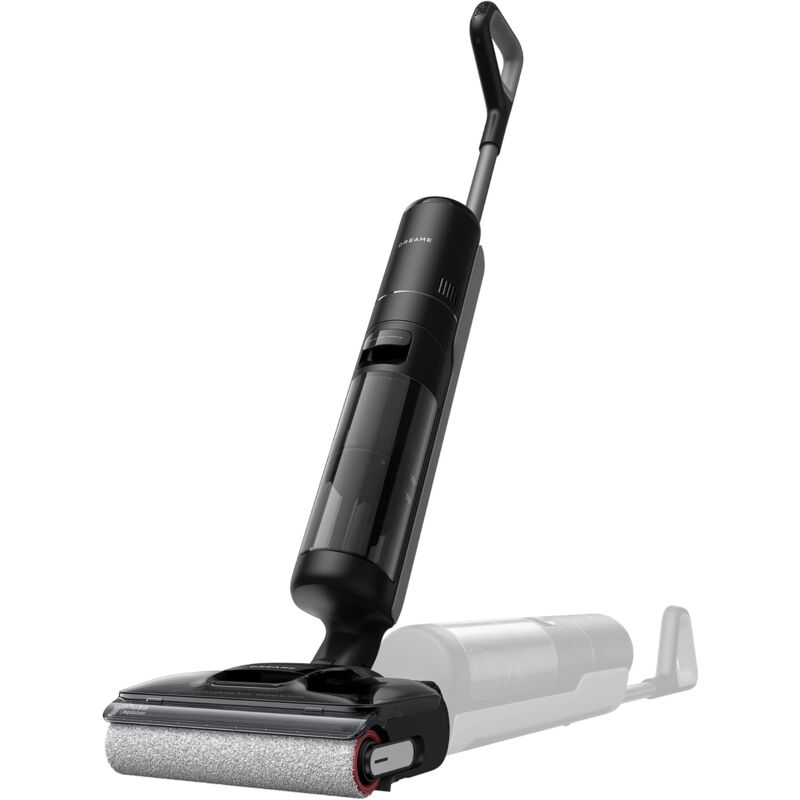 foto del prodotto h12 pro flexreach aspirapolvere lavapavimenti, design piatto a 180 , 5 min di asciugatura, aspirazione da 18.000 pa, pulizia a caldo a 90 c, 50 min